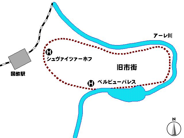 ベルン略図