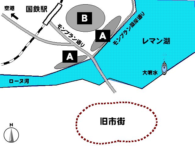 ジュネーヴ略図