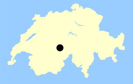 ユングフラウ地方地図